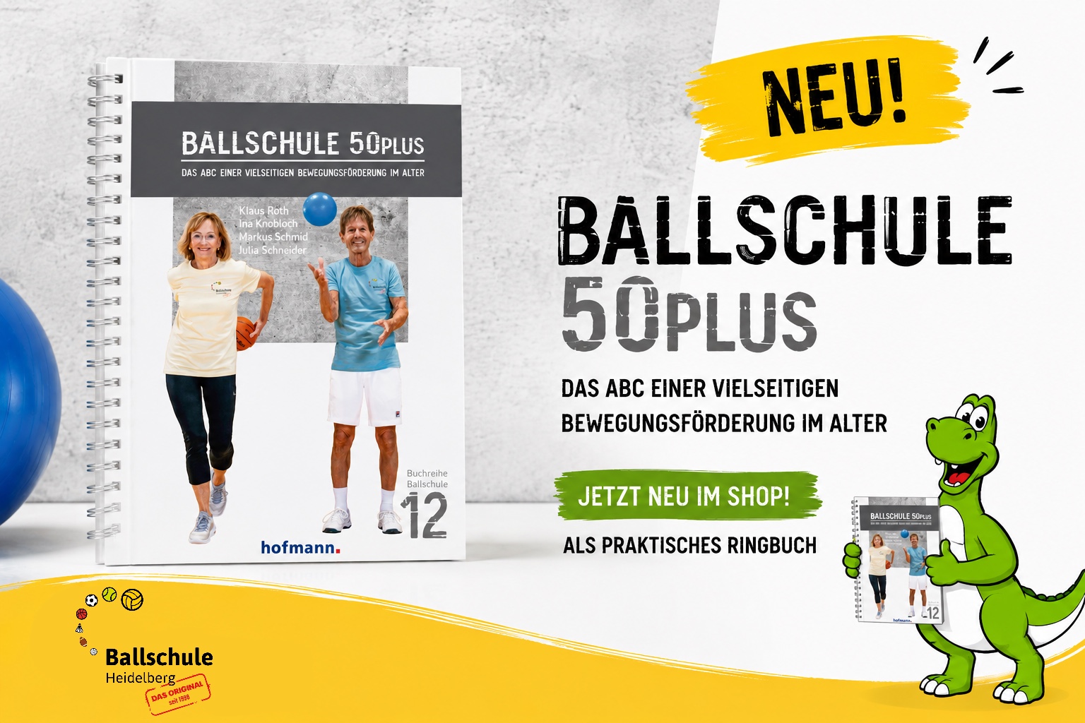 Buch Neuerscheinung Ballschule 50plus